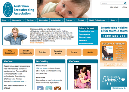 Australian Breastfeeding Association Fuzion